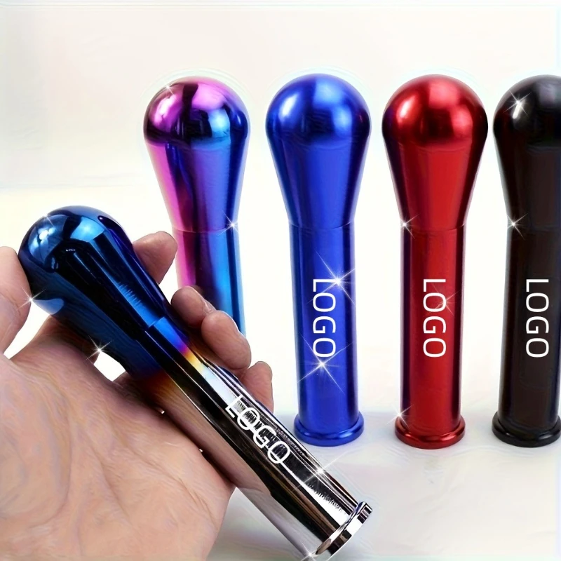 Universal Aluminum Alloy Car Modified Gear Shift Knob - Metal Manual Transmission Handle Styling Upgrade Accessory