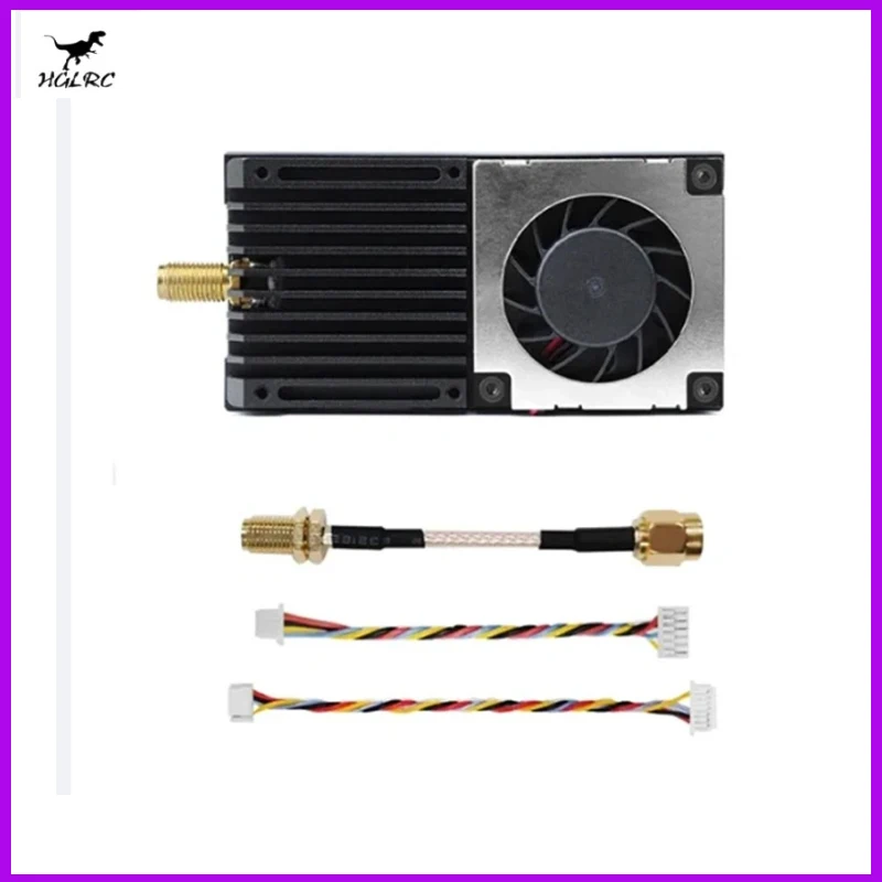 HGLRC 5.8G 5.5W High Power VTX Adjustable Power Sink OSD Wideo Transmitter for FPV Freestyle RC Long Range Drone