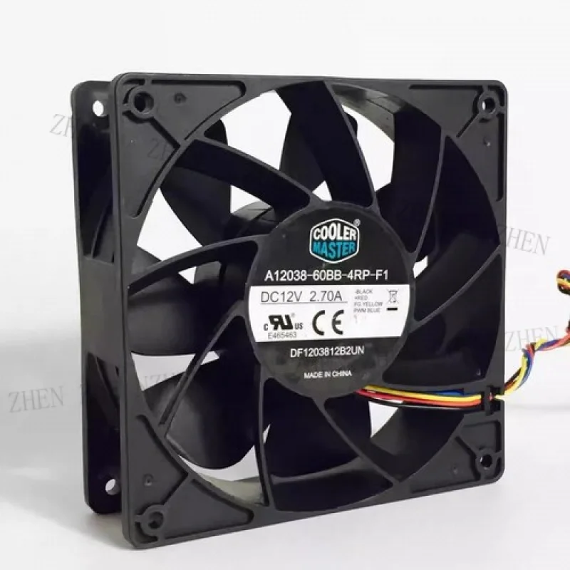 

Y 1 шт. A12038-60BB-4RP-F1 DC12V 2,70A 12 см 4-проводной для охлаждающего вентилятора