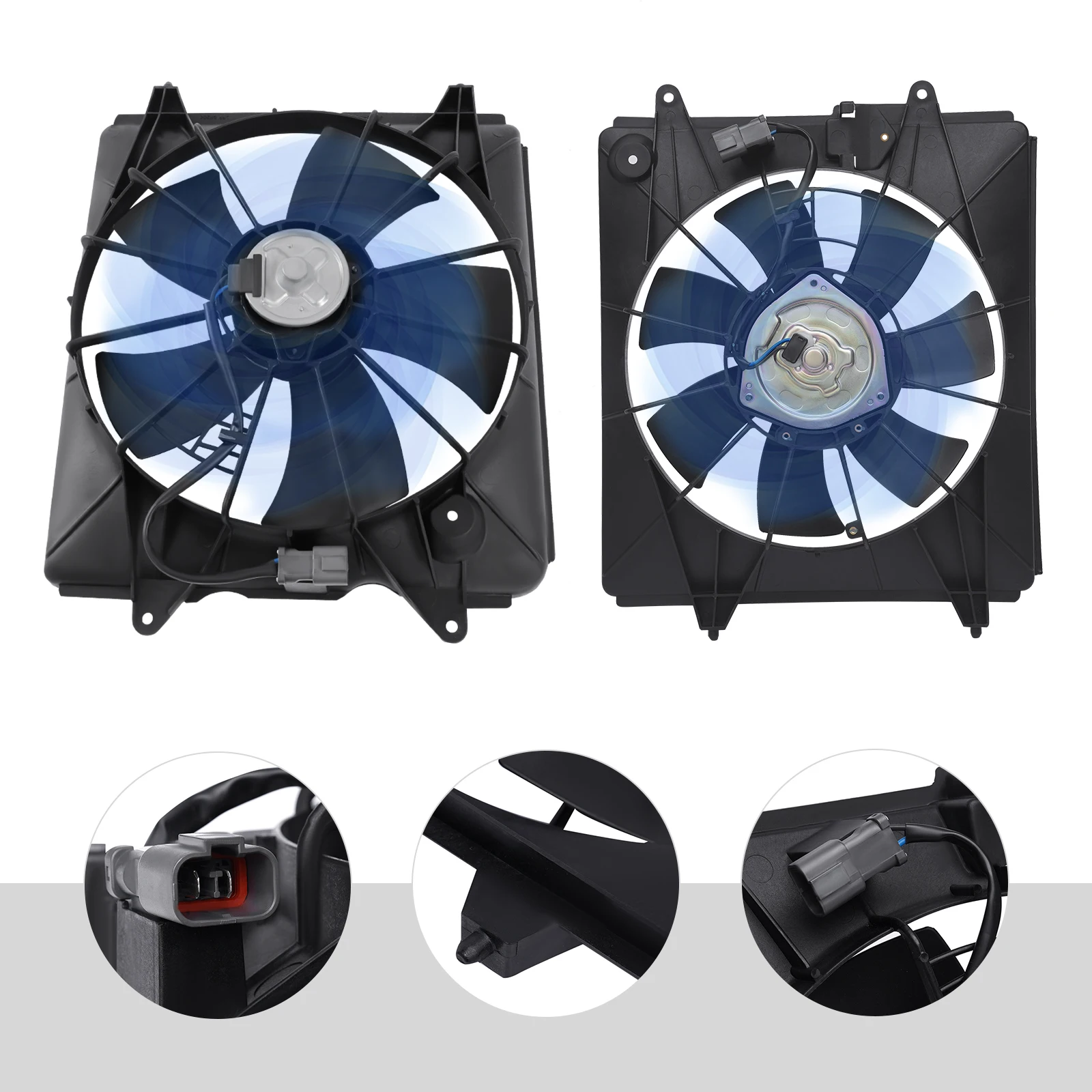 

Radiator Cooling Fan with A/C Condenser Fan For 2007-2009 Honda CR-V Left or Right Side