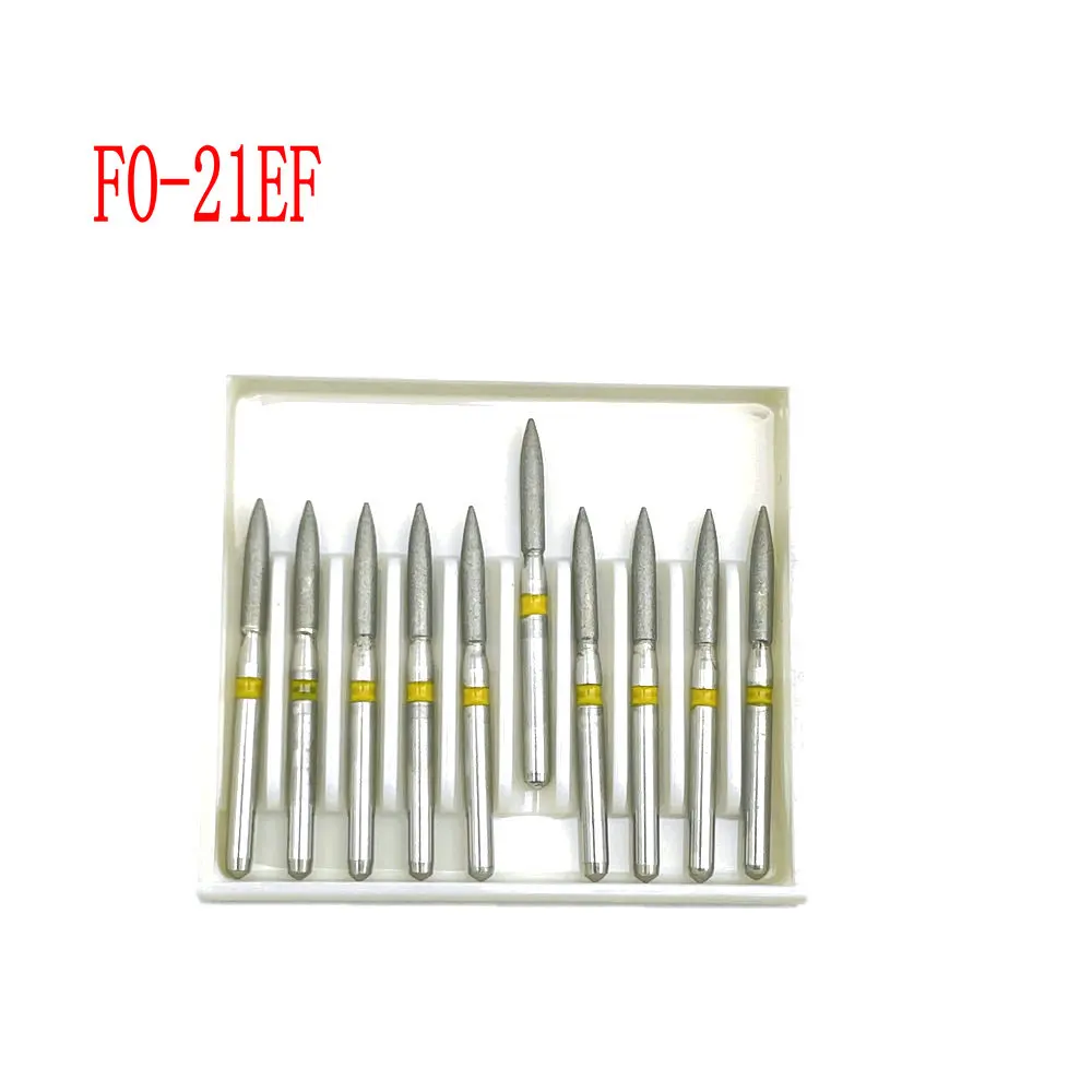 10 teile/schachtel Dental Diamant Bohrer Bohrer für High Speed Handstück Bohrer Zahnarzt Bohrer1,6mm Schaft FG Diamant Bohrer