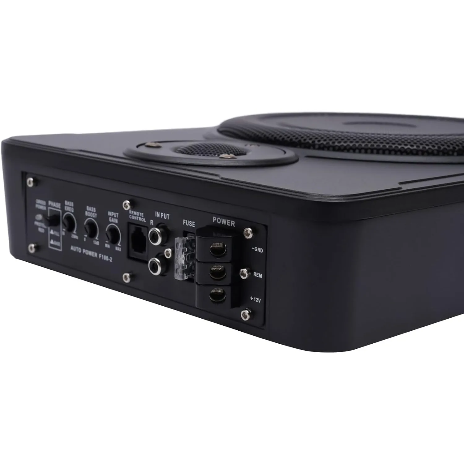 مضخم صوت يعمل بالطاقة تحت المقعد مقاس 8 بوصات، مكبر صوت للسيارة/الشاحنة، مجموعة رفيعة 600 وات