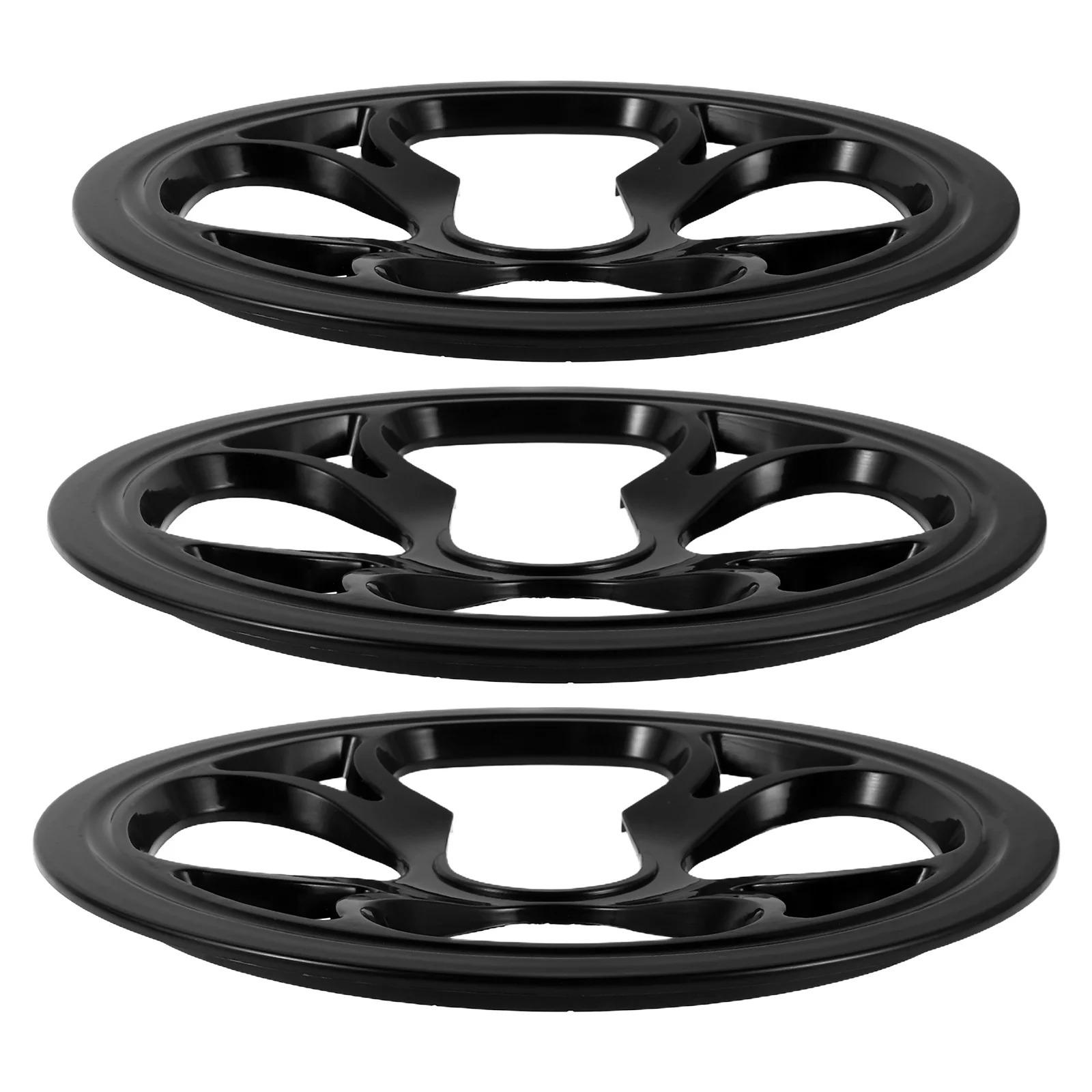 

3Pcs Chainring Guard Plastic Lightweight Sprocket Cover Mountain Bike Chain Protector 48t 4-Bolt Bicycle Crankset