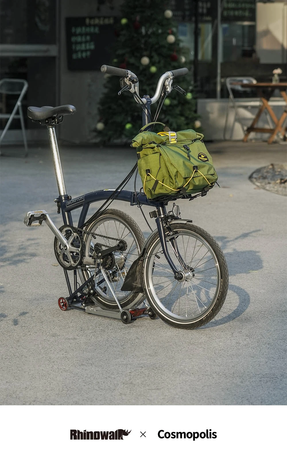 Rhinowalk X Ridgeloop Fahrradlenkertasche 17L, schnell abnehmbare Fahrrad-Fronttasche mit Adapterblock, inklusive Adapterblock für Faltrad/MTB – Detail 14