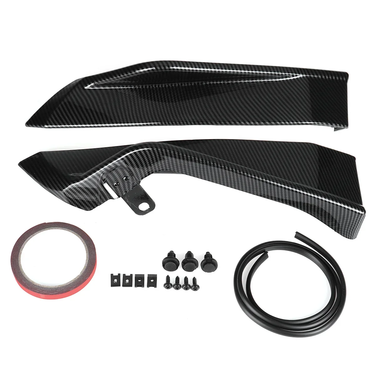 STi TS Style 2x Car Rear Side Bumper Lip Aprons Diffuser Splitter Canard Protector For Subaru BRZ For Toyota 86 For Scion FR-S