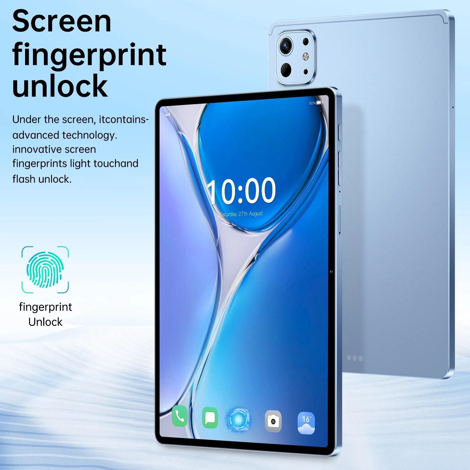 2026 Nuovo Pad Pro 13 Tablet da 10.1 pollici 16GB + 1TB Dual Card 10000mAh Android 15 Snapdragon 8 Gen3 Core WIFI + GPS Tablet