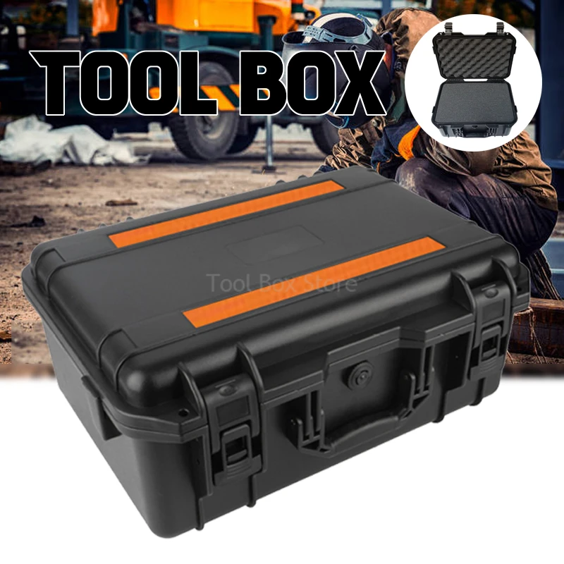 Imagem -02 - Impermeável Grande Tool Box Hard Case Precision Instrumento Case Bolsa de Armazenamento Toolbox Plástico Portátil Mala Vazio Tool Case