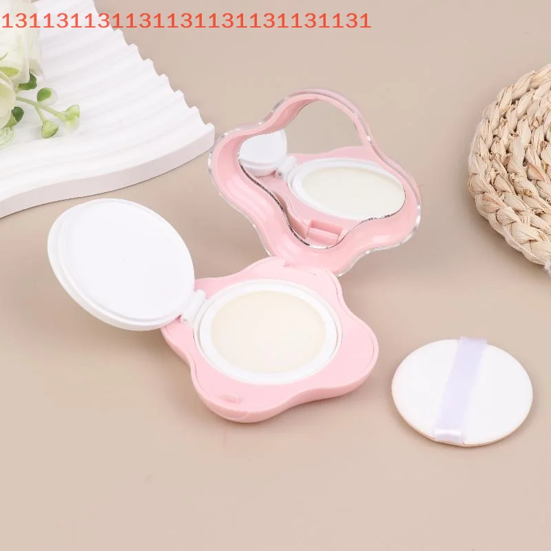 Soffio vuoto portatile carino con specchio BB Cream Contenitore per trucco cosmetico con spugna Mini cuscino d'aria Fondotinta Scatola fai da te
