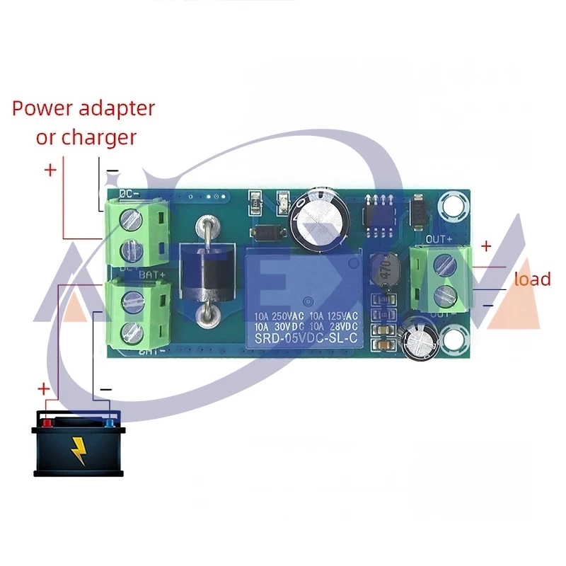 YX850 Power Failure Automatic Switching Standby Battery Lithium Battery Module JY-850 DC 5V-48V Universal Emergency Converter