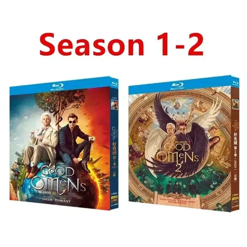 Good Omens Season 1 -2 (2019) Movie TV Film 4-Disc All Region New Box Set