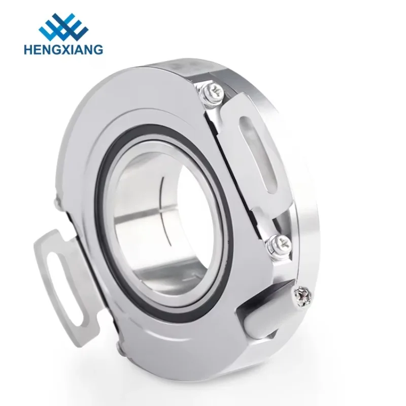 K66 Rotary Encoder 66mm External Diameter 30mm Hollow Shaft 10000/8 PPR 5V BLDC Incremental Encoder IP50 Protection
