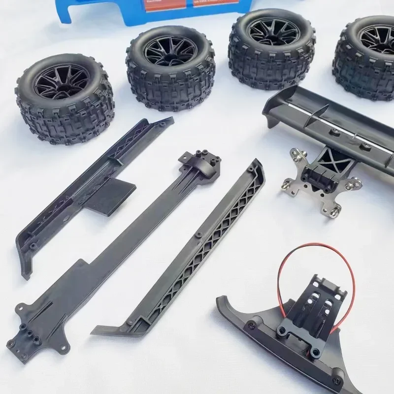 1/12 Truck Modified Body Shell Wheels Upgrade Parts Kit für 1/12 124016 -17-18-19 124007 124008   RC Buggy Auto Hobby