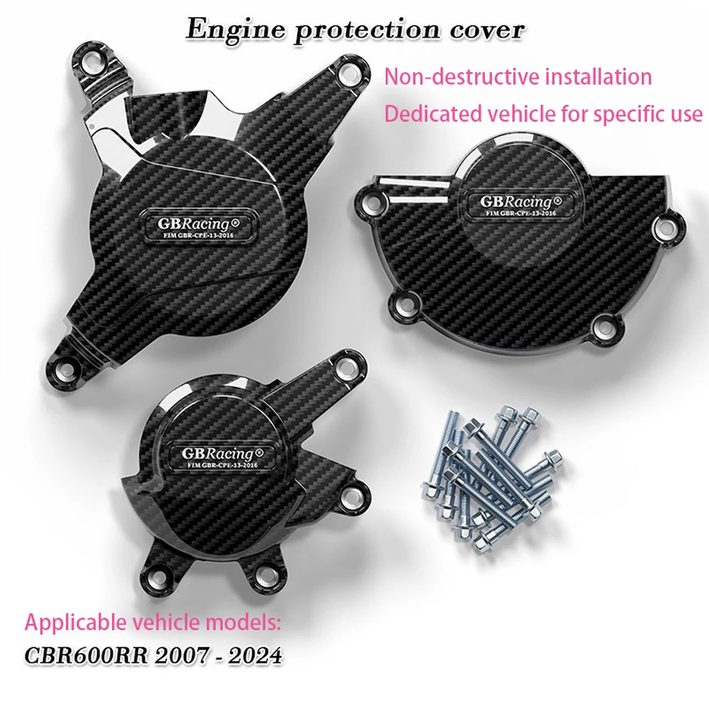 

Motorcycles Engine Cover Protection Case For Case GB Racing For Honda CBR600RR F5 2007-2023 Engine Covers Protectors