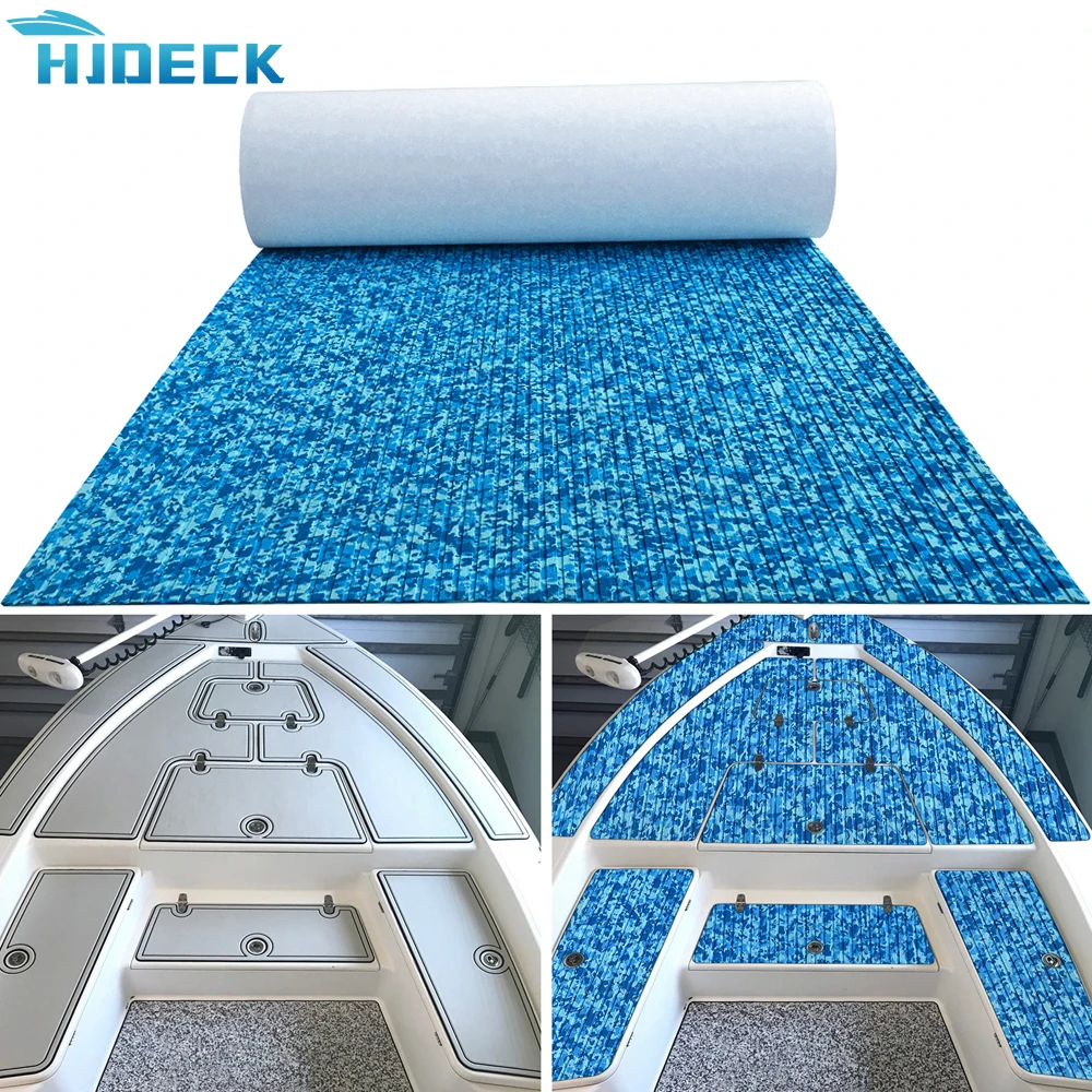 

Waterproof Self-Adhesive Carpet, EVA Foam Boat Flooring, Decking Marine Sheet, Faux Boat Decking, Yacht, Antiskid, 1200x410mm