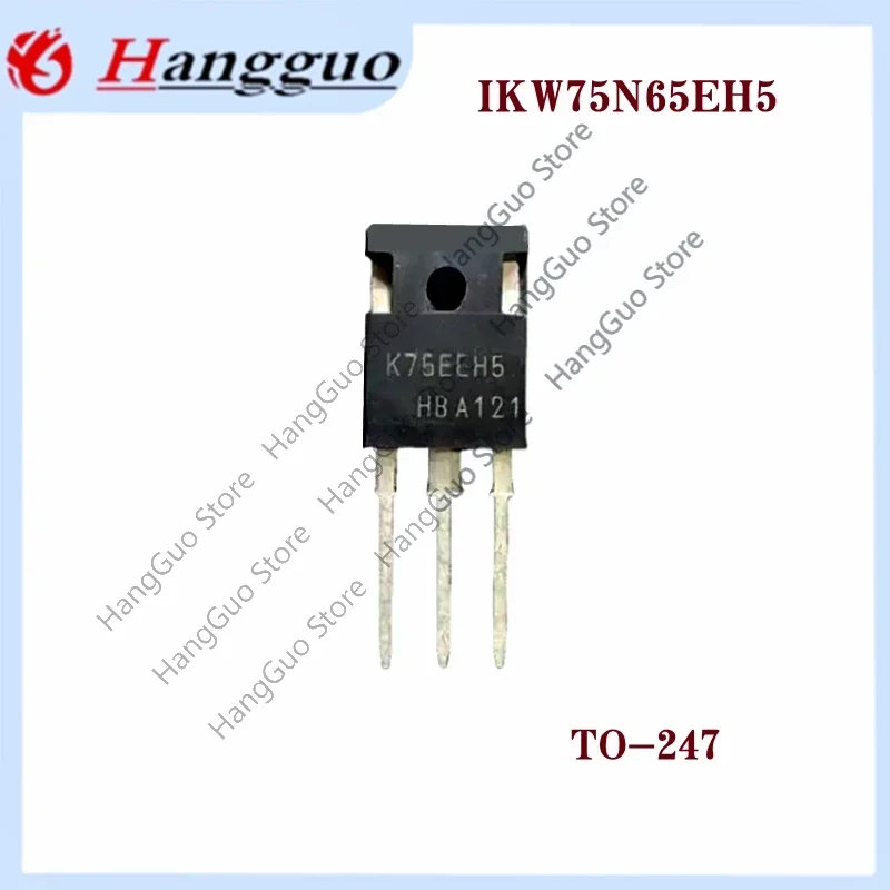 5PCS/Lot Brand new and original   K75EEH5 IKW75N65EH5 TO-247 75A 600V inverter IGBT single tube