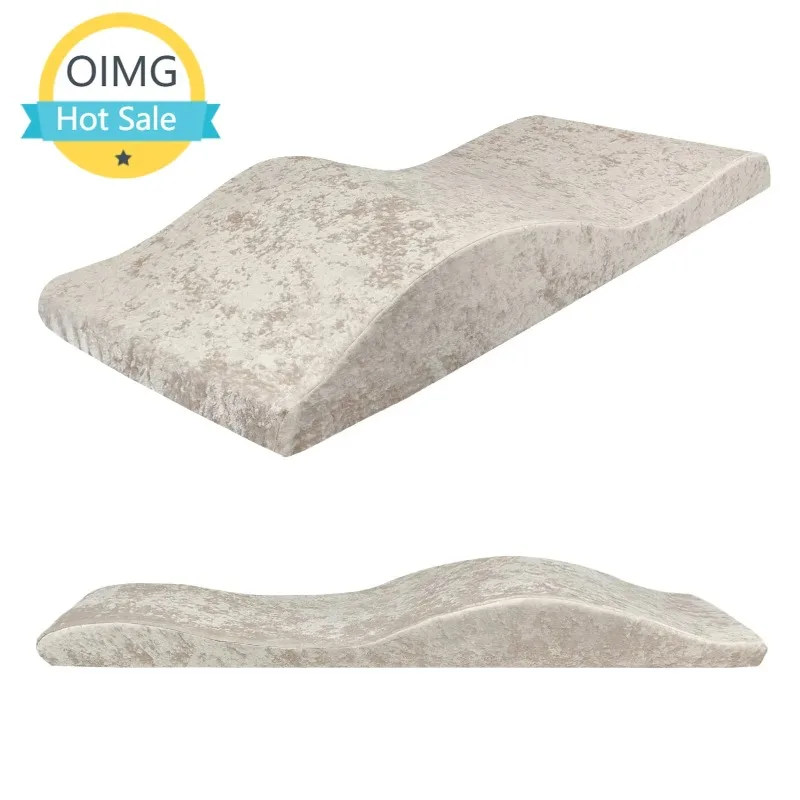 

Lash Mattress and Cover Wave Memory Foam Lash Bed Beauty Salon Mattress Eyelash Foam Spa Beauty Bed Curved Topper