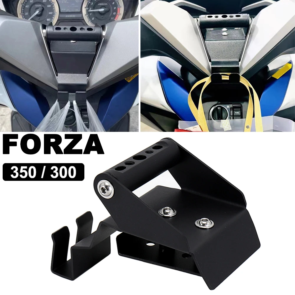 

Motorcycle Black Helmet Hook Luggage Clamp Bag Holder Hanger GPS Mount For Honda Forza 350 FORZA350 NSS350 Forza 300 FORZA300