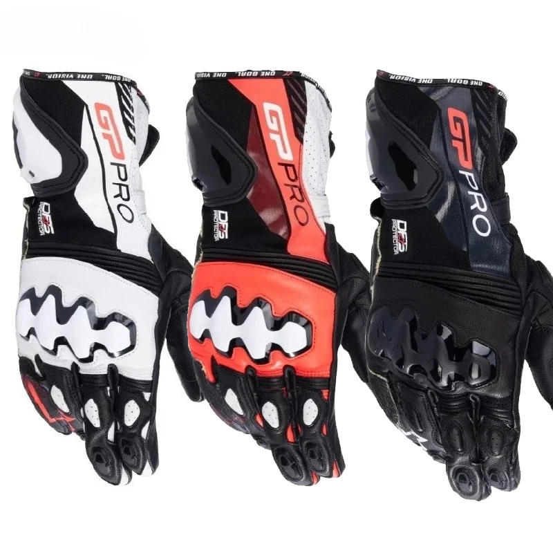 

New GP PRO R4 Motorcycle Gloves Racing Leather Men Motorcross Gloves Anti Drop Wear-Resistant Moto Glove Cowhide Guantes Moto