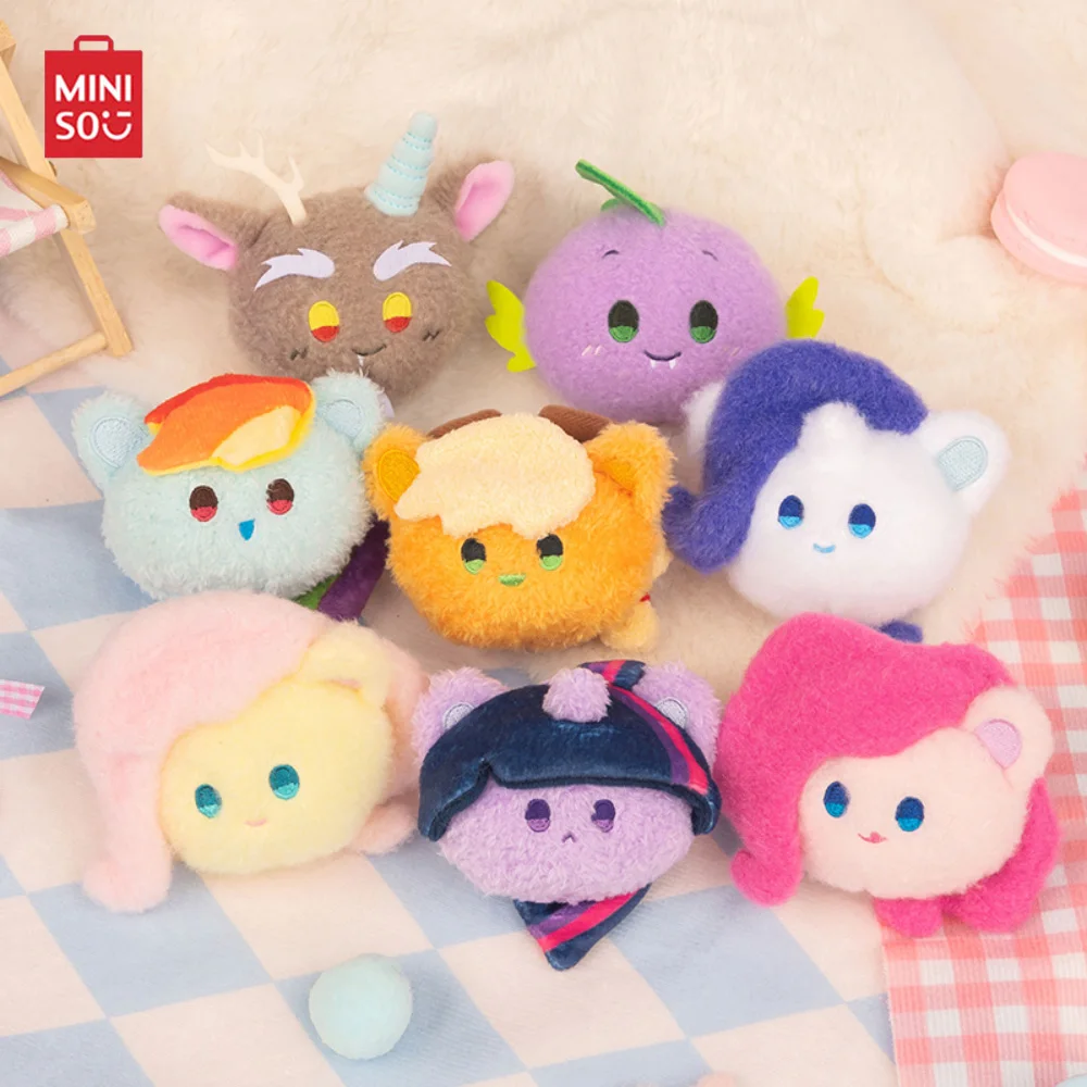 

Miniso My Little Pony кулон плюшевая слепая коробка периферия модная игровая сумка ключ кулон кукла орнамент случайная оплата 1 шт.