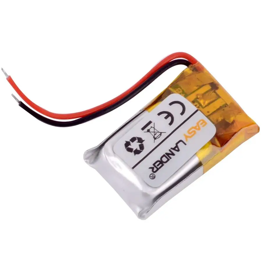 501015 50mAh 3.7V 401015 301015 601015 60mAh Bateria recarregável de polímero de íon-lítio para fone de ouvido MP3 jabra bt2080