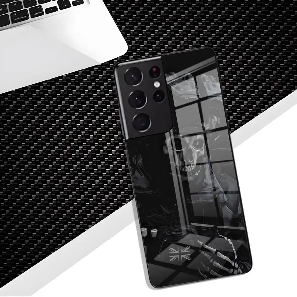 Skeleton Legion Phone Case For Samsung S26 S25 Edge S24 S23 S22 Ultra Plus Fe A57 A37 A17 A27 5G Glass Cover