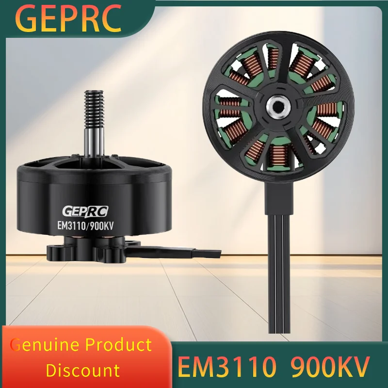

GEPRC EM3110 3110 900KV Motor 6S LiPo for 8-10inch FPV Freestyle Long Range Drones DIY Parts