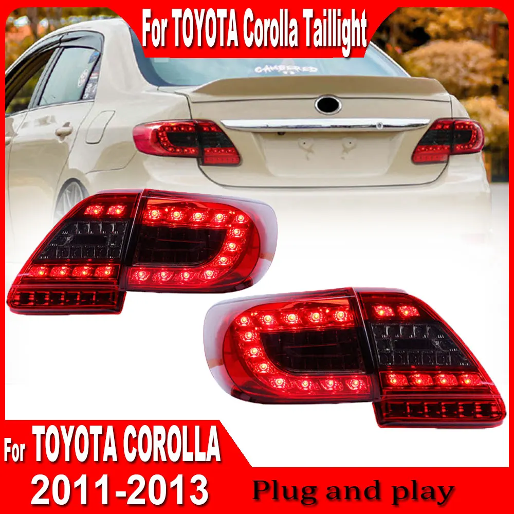 LED Tail Lamp for Toyota Corolla LED Tail Light 2011 2012 2013 Corolla Altis Rear Fog Brake Turn Signal Automotive Accessories