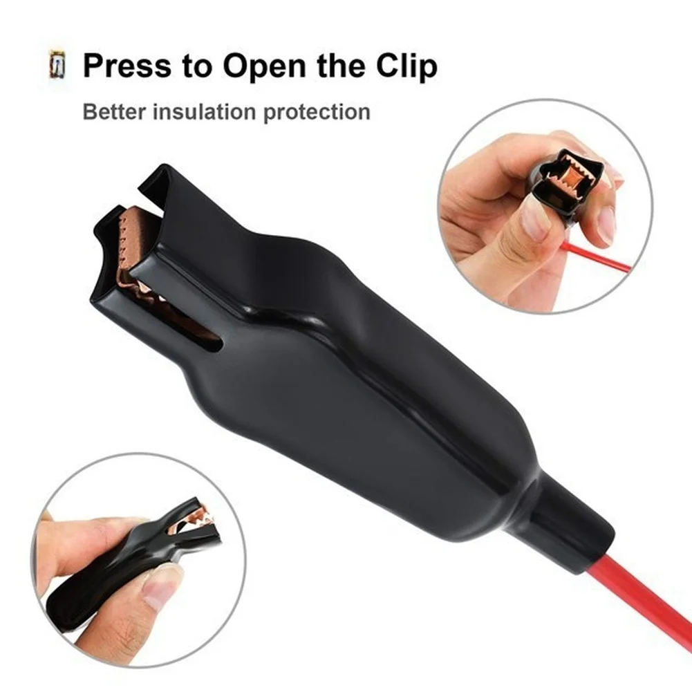 

Тестер напряжения с подсветкой ЖК-дисплея, зажимы из нержавеющей стали, стальные щупы, 5–48 В