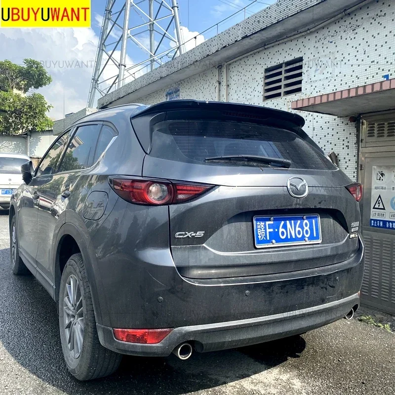 UBUYUWANT For MAZDA CX-5 CX5 2017 2018 2019 2020 2021 ABS Exterior Rear Spoiler Tail Trunk Boot Wing Decoration Car Styling view 2