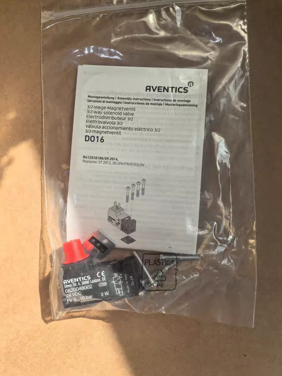 AVENTICS Solenoid Valve Coil 4011040619 HOMAG Electronic Saw Accessories 0820048002 Steel Material 1 Year Warranty Easy Operate