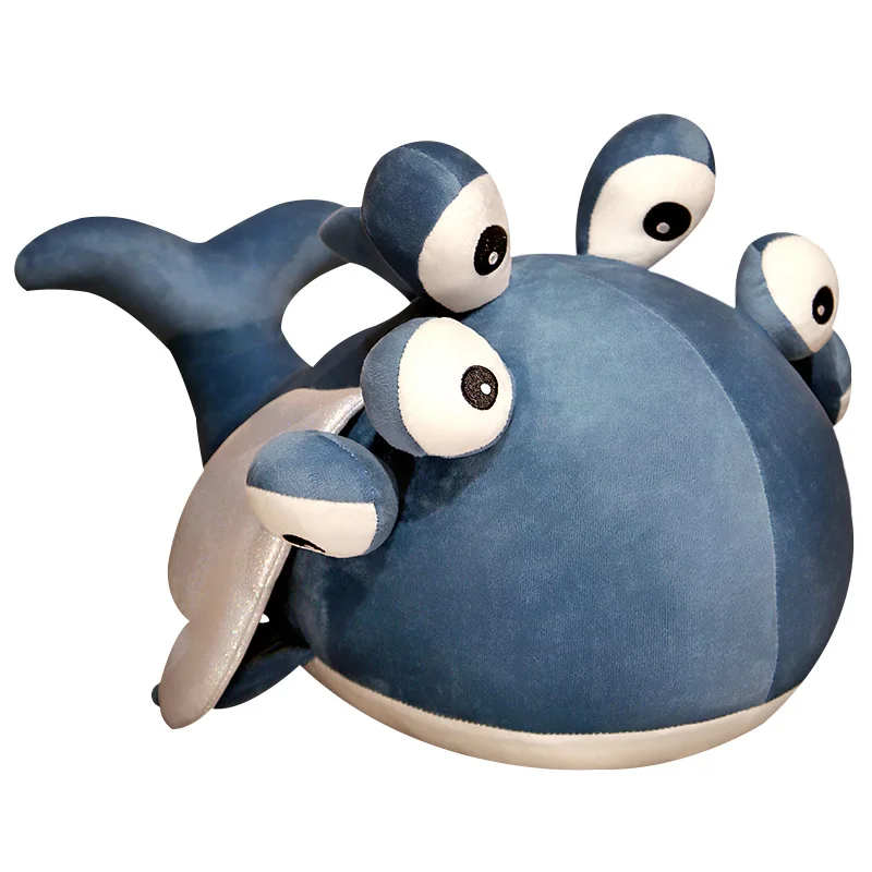 

New 1pc 30cm-70cm Huabble Creative Alien Fish Plush Toys Kawaii Plushie Whale with Many Eyes Pillow Children Stuffed Soft