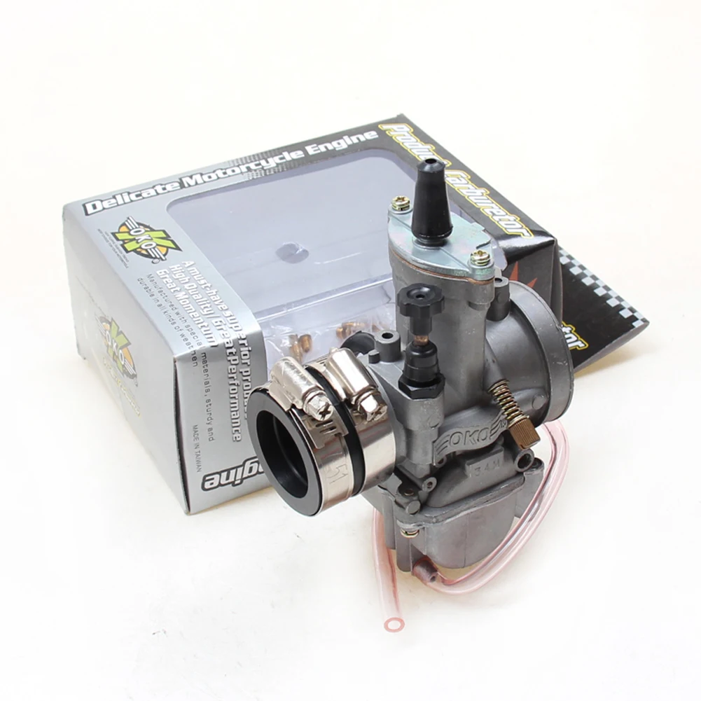 For OKO Dirt Bike ATV DIO JOG 2T 4T Motorcycle Carburetor PWK 21 24 26 28 30 32 34mm Carburetor With Power Jet Carb Accessories