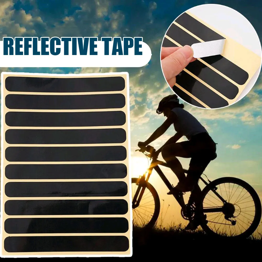 1 Set Universal Motorcycle Body Decorative Sticker Motorcycle Helmet Reflective Warning Sticker Motorcycle Ornamental Accessorie