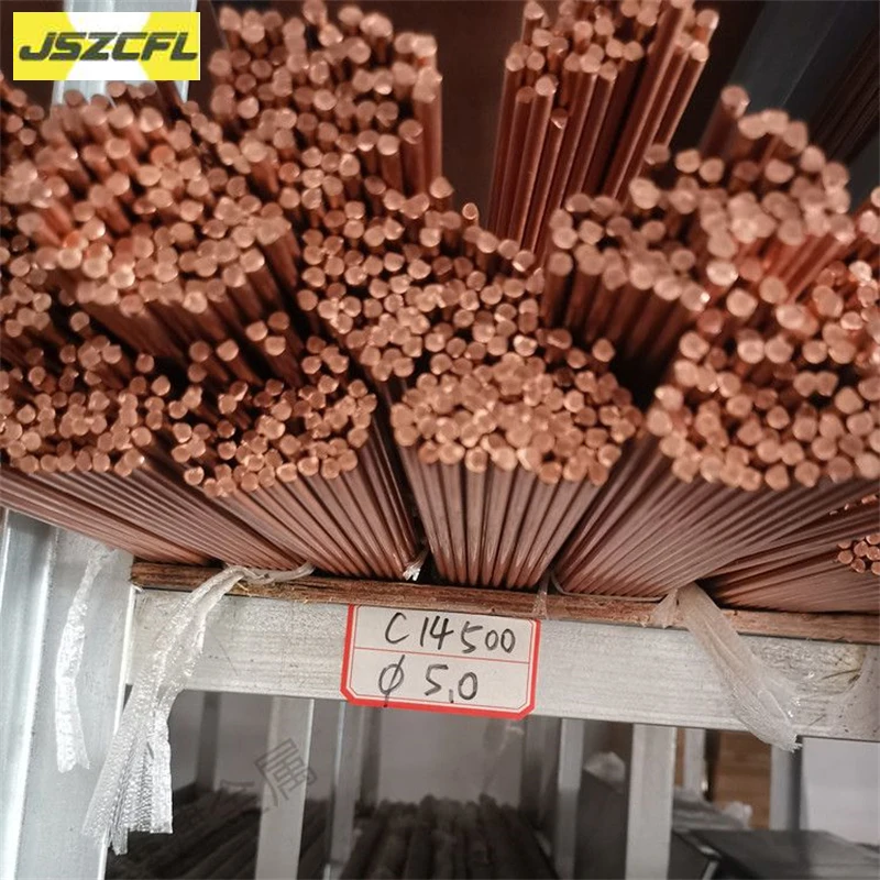 C14500 Tellurium Copper Rod 145 Tellurium Copper Round bar for Parts with high corrosion resistance 100MM