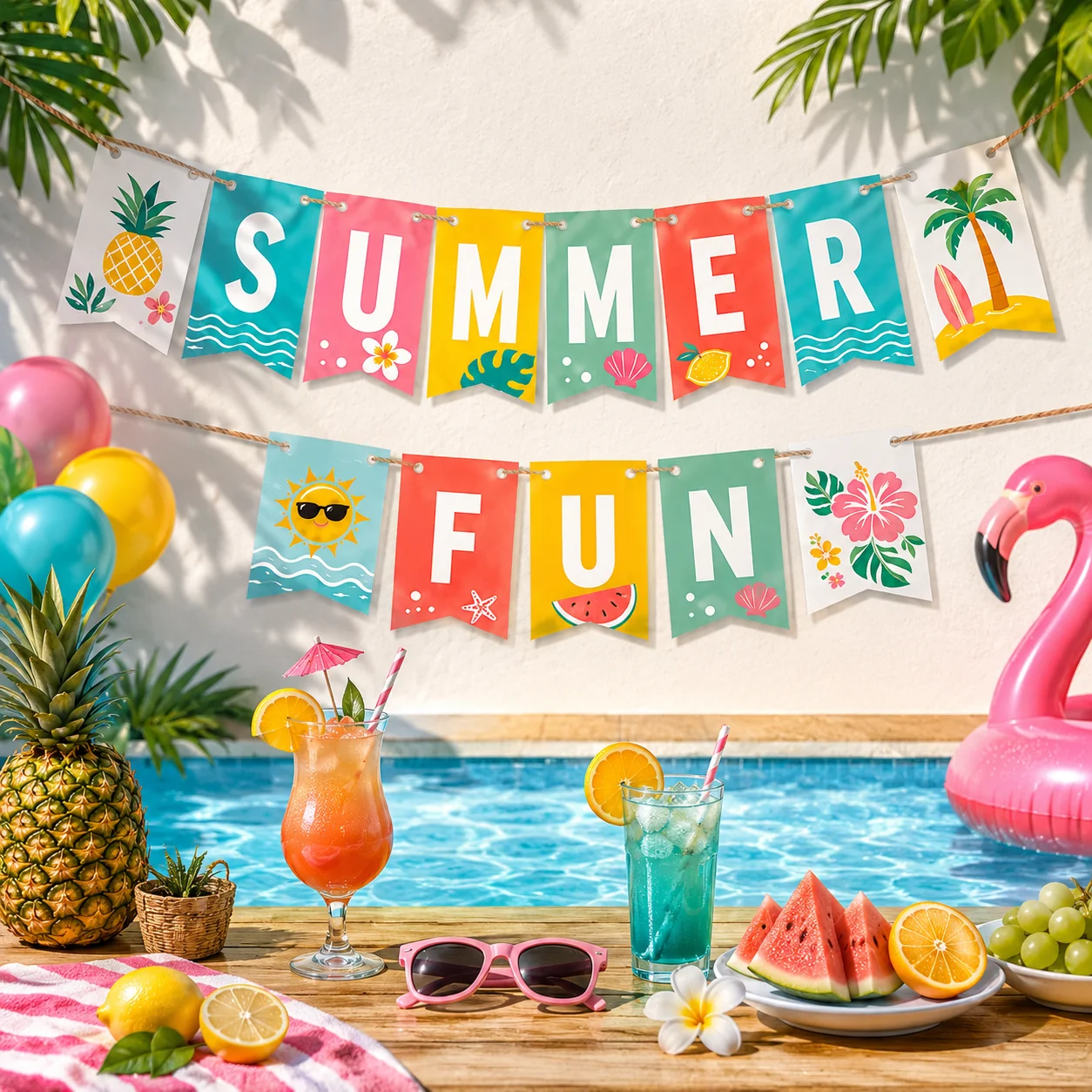 Individuelles 'Hello Summer' P – Summer Clothing Banner Bewertung und Preis