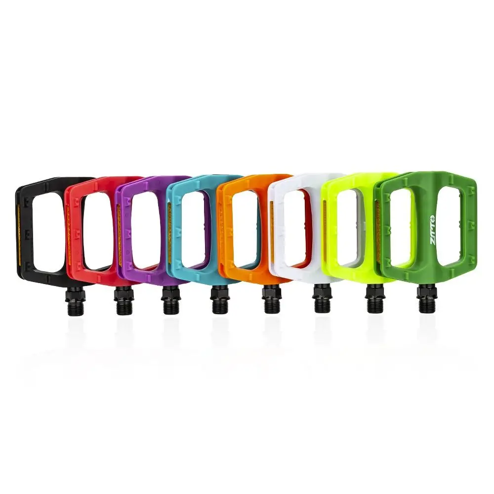 Nylon-Fahrradpedal Ultraleicht 9/16" Standard-Achse Fahrradpedal Gedichtete Lager Rutschfeste Plattformpedale für Enduro-Fahrten
