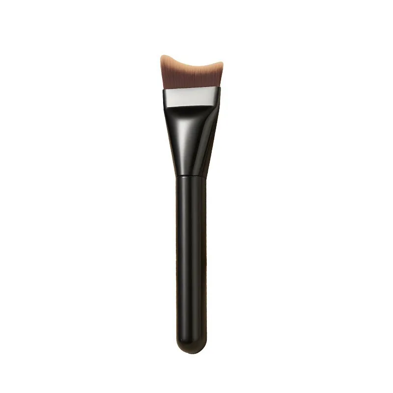 One-character flat head foundation brush base makeup tool does not eat powder, portable and easy to clean, mask makeup brush view 5