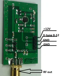 RF VCO RF Oscillator Frequency Source Broadband VCO 515mhz --- 1150mhz