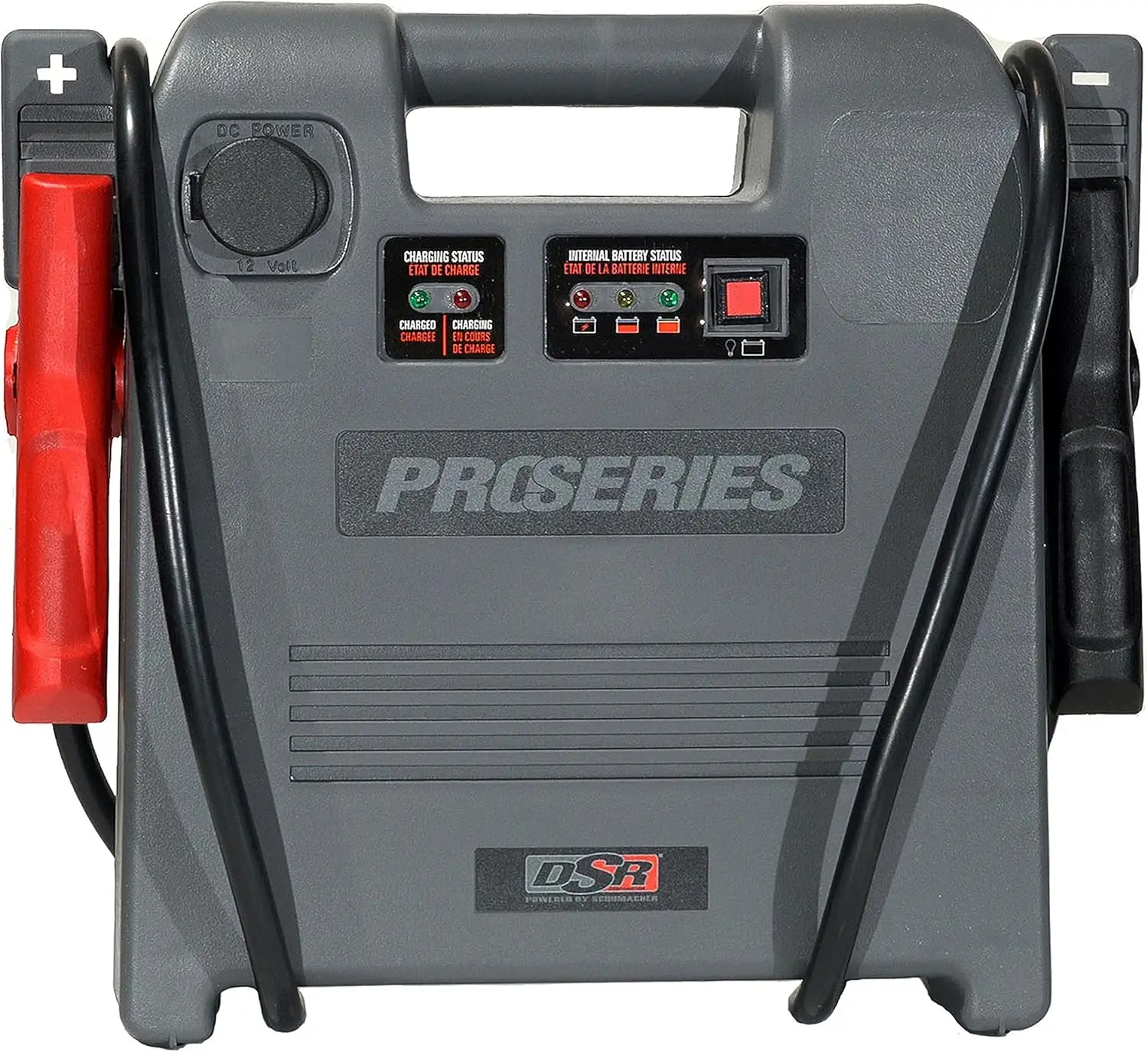 Rechargeable Jump Starter - 12V 1800 Peak Amps Portable Car Jump Starter - Gas & Diesel Engines - Jumper Cables & Battery Pack