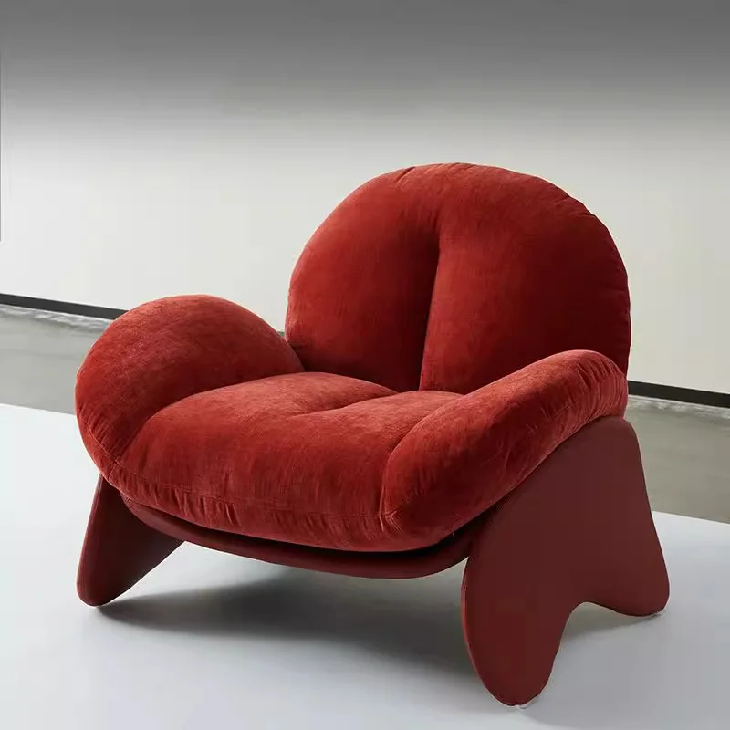 

Designer Lounge Chair for Modern Living Room Minimalist Italian Style Single Seater Sofa Chair for Home Office Bedroom