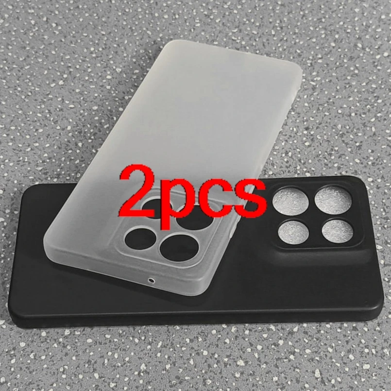 

2PCS For Motorola Moto G100 Pro Soft TPU Phone Case Frosted White Black Silicone Shell for MOTO G100Pro Protective Cover Coque