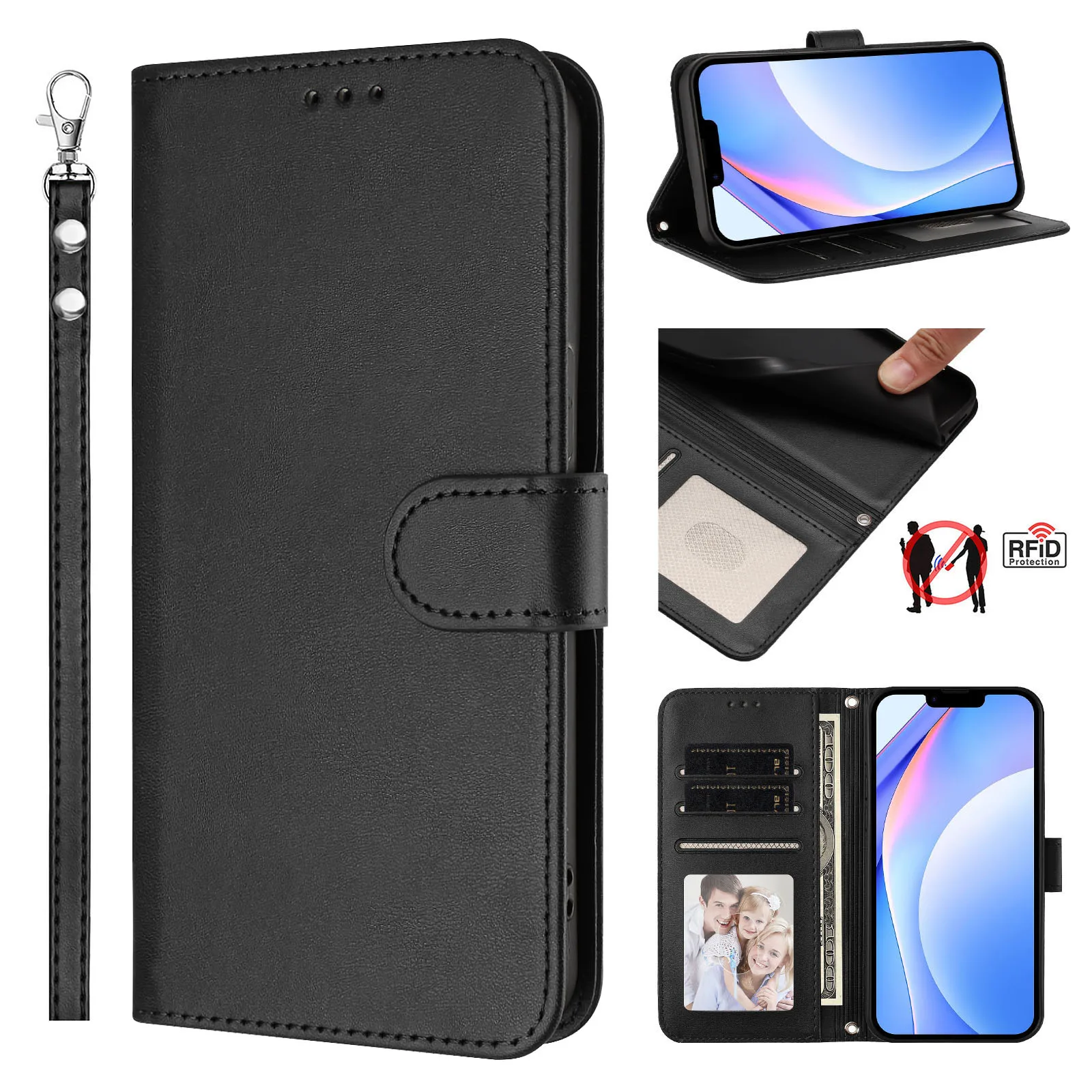 Флип-чехол-держатель для телефона itel S25 Ultra S24 S23 Plus S18 A90 A50C A80 4G A50 A48 A70 A05S A60 A60S A23Pro Фото №2