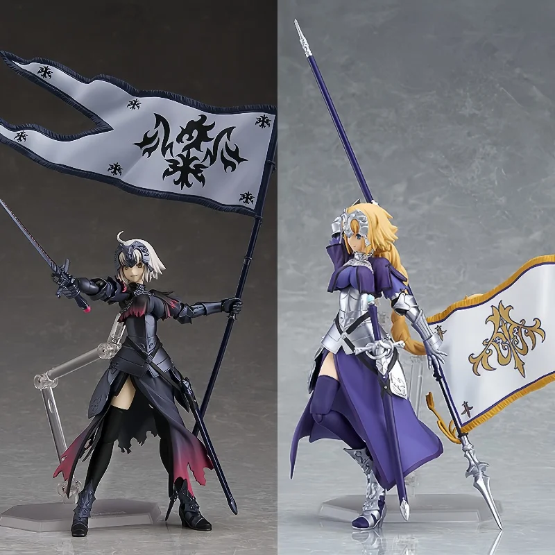 figma366-運命-fgo-定規白ジャンヌダルクアニメ置物モデル装飾可動と交換可能なグッズ手作りおもちゃ