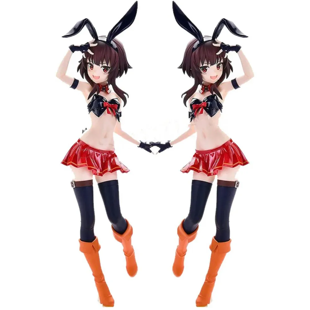 23cm POP UP PARADE KonoSuba Megumin Bunny Girl Anime Figure Megumin Action Figure Hentaii Sexy Girl Figure Model Doll Toys Gifts