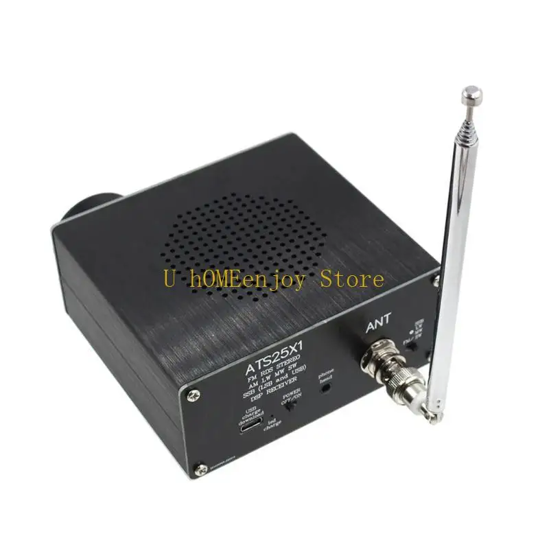 B0KF ATS25X1 Full Bands Radio Receiver FM MW SSB Receiver 2.4-inch Large Screen