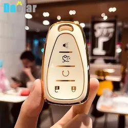 For Chevrolet Malibu XL Equinox Camaro RS ZL1 Bolt 2019 Trax 2018 Sonic Blazer Traverse Trailblazer Cruze TPU Car Key Case Cover