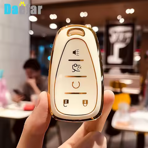 For Chevrolet Malibu XL Equinox Camaro RS ZL1 Bolt 2019 Trax 2018 Sonic Blazer Traverse Trailblazer Cruze TPU Car Key Case Cover