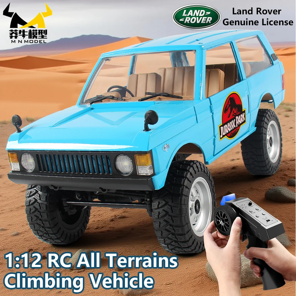 

MN MODEL 1/12 4WD RC Dinosaur Off-road Car Rock Crawler Traversal Climbing Truck Terrain Tour Vehicle Collection Toy for Adult