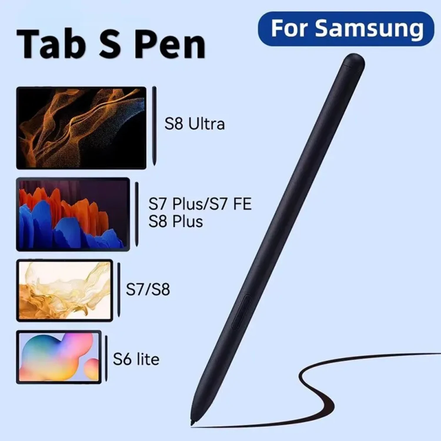 

Tablet Stylus Pencil Tablet Stylus S Pen Tab S8 S7 FE S6 Lite S7+ S8+ Pen Without Bluetooth