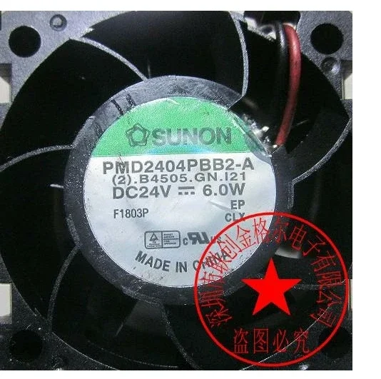 

5Pcs PMD2404PBB2-A DC24V 6.0W 4CM Large Air Volume Cooling Fan